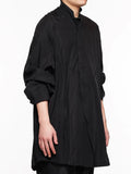 Julius Gallu Stand Collar Over Shirt