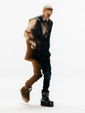 Julius Gallu Edge Neck Pullover Gilet