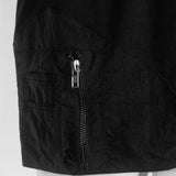 Komakino Black Loose T-shirt with Pocket