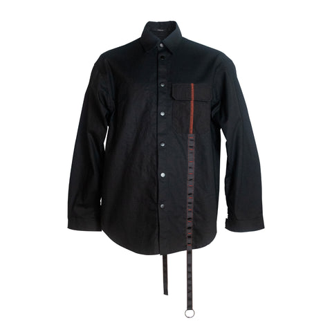 Komakino Long Sleeve Strappy Shirt