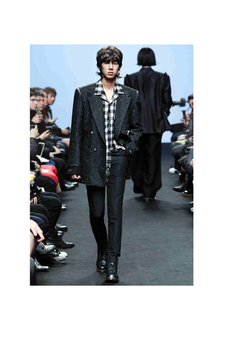 Munn Black And White Big Gingham Check Shirt