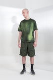 Nemen NMN Discharged Green T-shirt