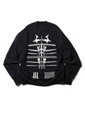 Nilos T0Z Black Printed Sweatshirt