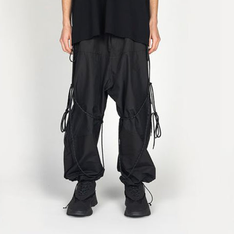 NILøS Strings Boxy Pants Black