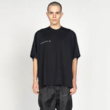 NILøS Strings Front Logo Loose Tee Black