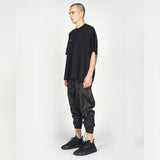 NILøS Strings Front Logo Loose Tee Black