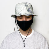 NILøS Orbit Print Bucket Hat White/Purple