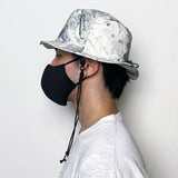 NILøS Orbit Print Bucket Hat White/Purple