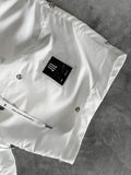 Nilos White Shorts with Detachable Sling Bag