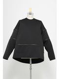 Nilos Oversized Zipper Long Sleeve Sweater