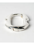 Parts Of 4 Deco Earring Polished Silver