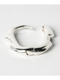 Parts Of 4 Deco Earring Polished Silver