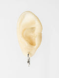 Parts Of 4 Deco Earring Polished Silver