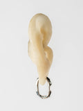Parts Of 4 Deco Earring Polished Silver