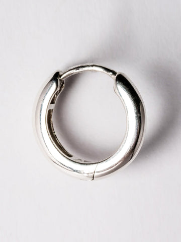 Parts Of 4 Hoop Earring V2 Polished Silver