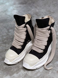DRKSHDW Jumbo Laces Abstract Sneakers