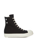 Rick Owens EDFU Gimp Eyelets Denim Sneakers