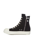 Rick Owens EDFU Gimp Eyelets Denim Sneakers