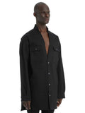 DRKSHDW Strobe Jumbo Cut Out Denim Jacket