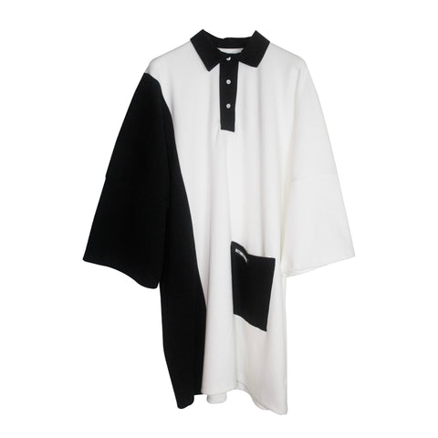 Seokwoon Yoon Color Combined BW Oversized Polo