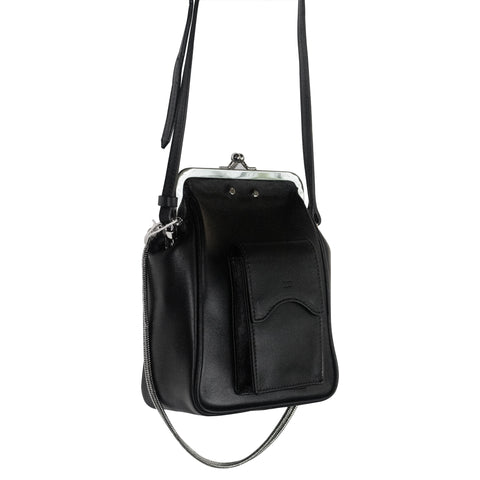 Seokwoon Yoon Black Mini Square Pocket Bag