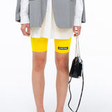 Seokwoon Yoon Black Croc Mini Square Pocket Bag