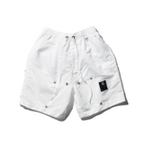 Nilos White Shorts with Detachable Sling Bag