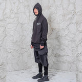 Tobias Birk Nielsen Hoodie with Portrait Serigraphy Print