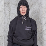 Tobias Birk Nielsen Hoodie with Portrait Serigraphy Print