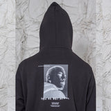 Tobias Birk Nielsen Hoodie with Portrait Serigraphy Print