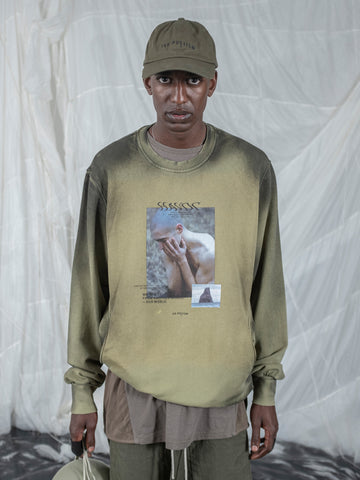 TBN Antique Green Face Sweatshirt