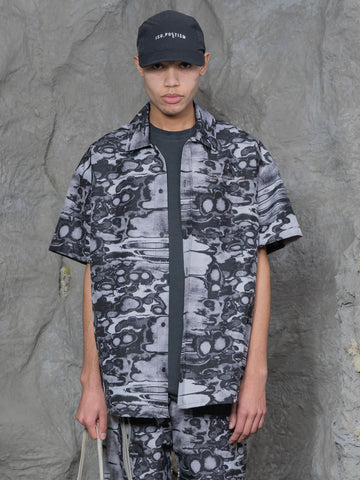 TBN Black Liquid Short Sleeved Shirt