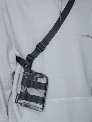 TBN Black Liquid Wallet with Adjustable Strap