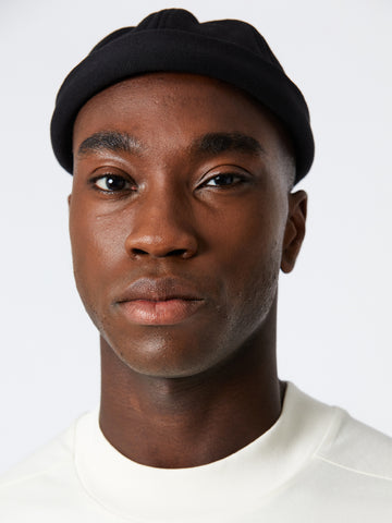 Thom Krom Felted Half Beanie Cap