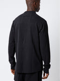 Thom Krom Contrast Stitch Collarless Shirt
