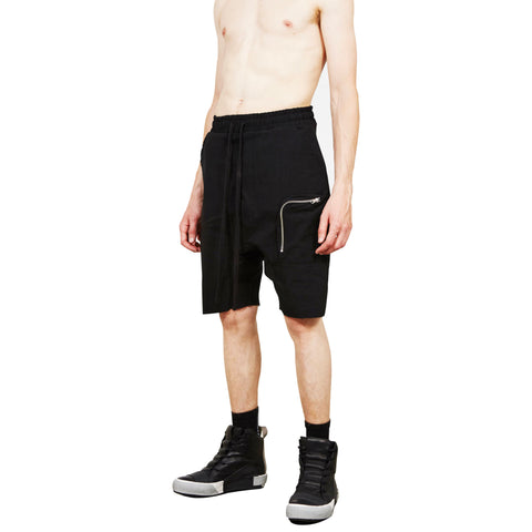 Thom Krom Zip Pocket Drop-Crotch Shorts