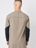 Thom Krom Bi-Colored Sleeve LS Shirt