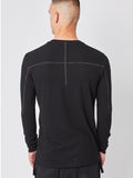 Thom Krom Cross Stitch Slim LS T-shirt