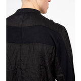 Thom Krom Raw Cut Hem Stand Up Collar Shirt