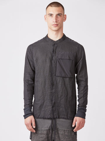 Thom Krom Distressed Pocket LS Shirt