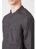 Thom Krom Distressed Pocket LS Shirt