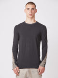 Thom Krom Black & Ash Mixed Color LS T-shirt