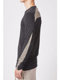 Thom Krom Black & Ash Mixed Color LS T-shirt