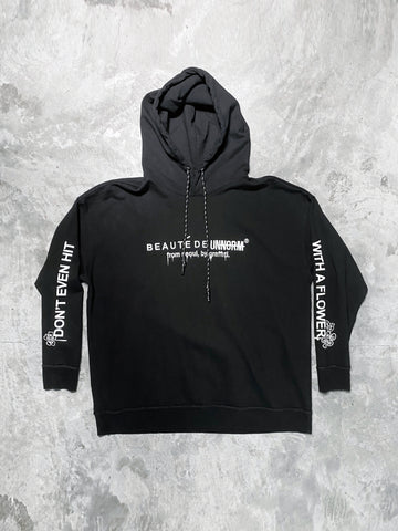Unnorm Don't Hit Hoodie Black