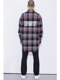 Unnorm Oversized Checked Outer Shirt