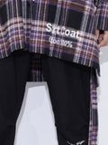 Unnorm Oversized Checked Outer Shirt