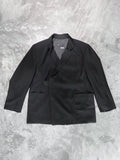 Unnorm Raw Edge Double Wool Blazer