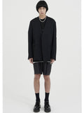 Unnorm No Collar Cargo Blazer