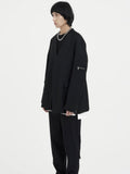 Unnorm No Collar Cargo Blazer