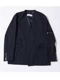 Unnorm No Collar Cargo Blazer